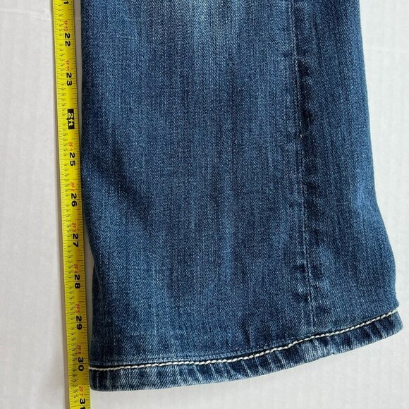 Miss Me Jeans Boot Cut JP6048B sz 27 Low Rise Whiskered Western - Picture 11 of 16